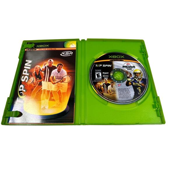 NCAA Football 2005 / Top Spin Combo (Microsoft Xbox, 2004) Complete, Tested - Picture 3 of 6